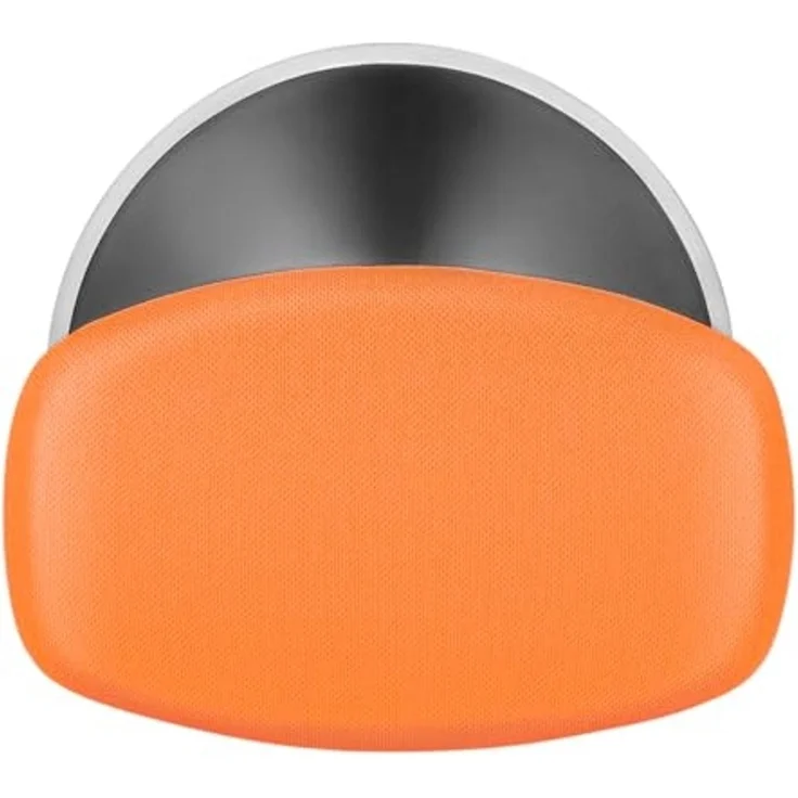 LogiLink EO0071 - Sitz-/Steh-/Drehhocker, höhenverstellbar 56–82 cm, Tragkraft max. 136 kg, Farbe: Schwarz/Orange – Bild 7