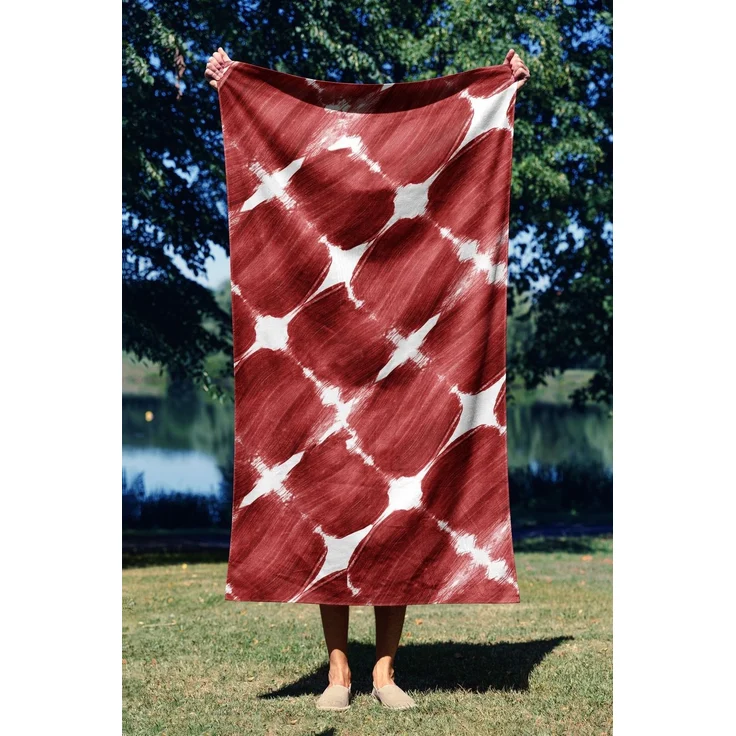 Mijolnir 'Red Muscle 70' Strandtuch, Mehrfarbig, 70 x 130 cm – Bild 1