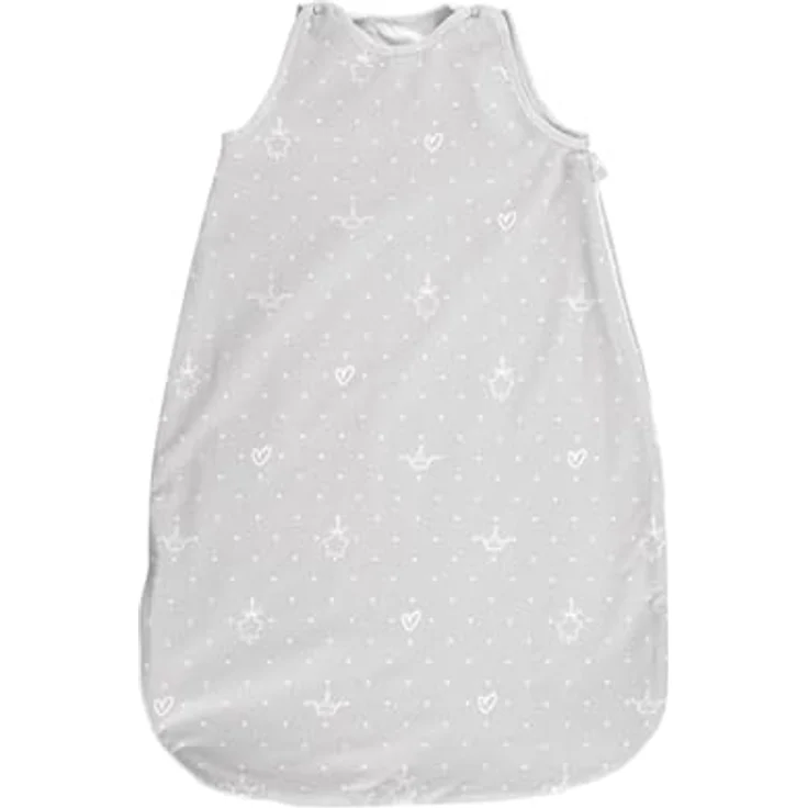 Lorelli Baby Winterschlafsack 85 cm 100% Baumwolle, 2,5 TOG, Maße 80 x 45 x 3 cm grau gemustert – Bild 2
