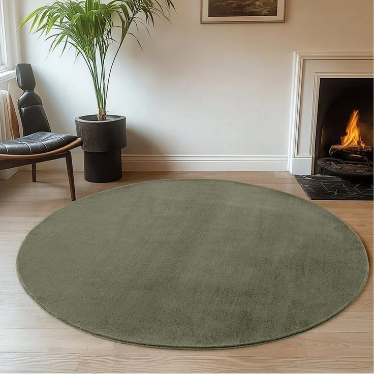 Jimri Teppich Fluffy flauschiger Teppich Läufer Hochwertige Kurzflor Teppich, Rechteckig – Bild 1