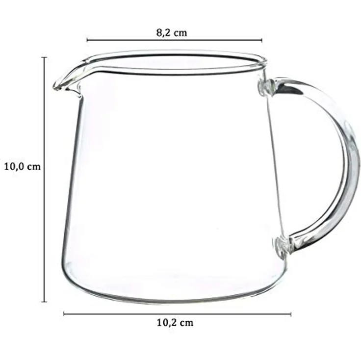 Trendglas Jena Milchkännchen 500 ml aus Borosilikatglas, 0,5 l – Bild 2