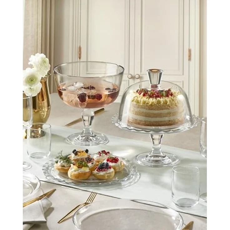 Pasabahce Petite Patisserie Servierteller - ø26,5 cm aus hochwertigem Glas – Bild 3
