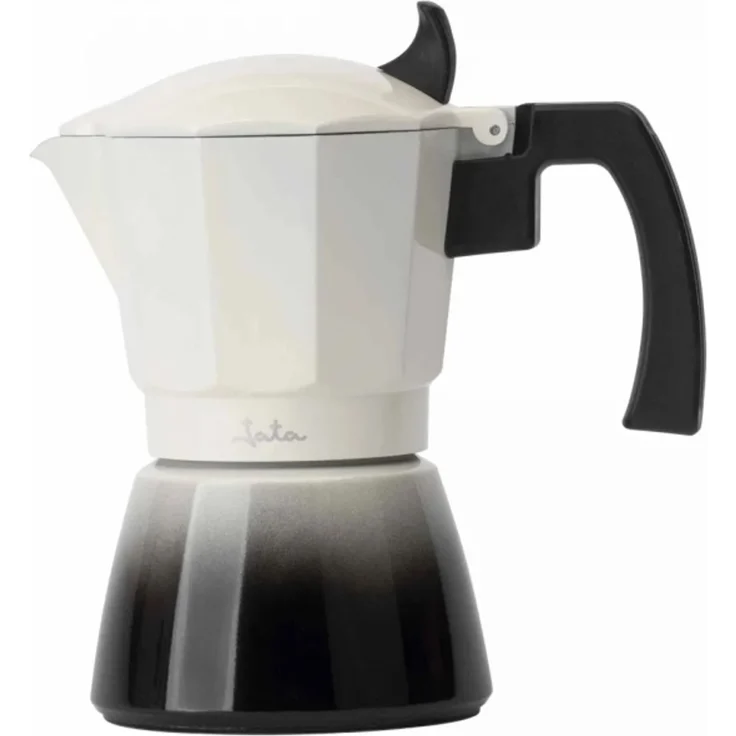 JATA HCAF2403 Mokka-Kanne 0 2 l Schwarz Edelstahl Aluminium 3 Tassen 1 Stück(e)