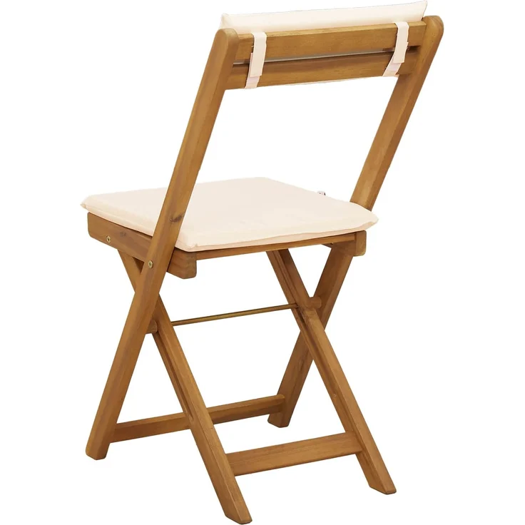 vidaXL Außen Bistro-Stühle 8 stk. Natur und Cremeweiß 3416288 – Bild 8