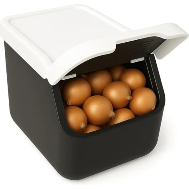 hrb Auffangbehälter Aufbewahrungsbox mit Deckel - Kartoffelbox - Aufbewahrungsbox, (1-tlg) – Bild 8