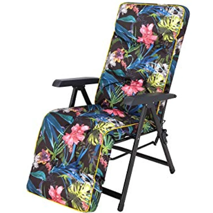 Bjird Liegenauflage Auflage für Liegestuhl 160x50x8, extra dicke Polsterauflage für klappbare Gartenliege/Sonnenliege – Bild 2