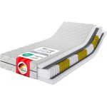 Taschenfederkernmatratze MEDIC PLUS, MSS e.K, 21 cm hoch, Härtegrade: H2, H3, H4, H5, H5-XL, 7 Zonen, Federkernmatratze