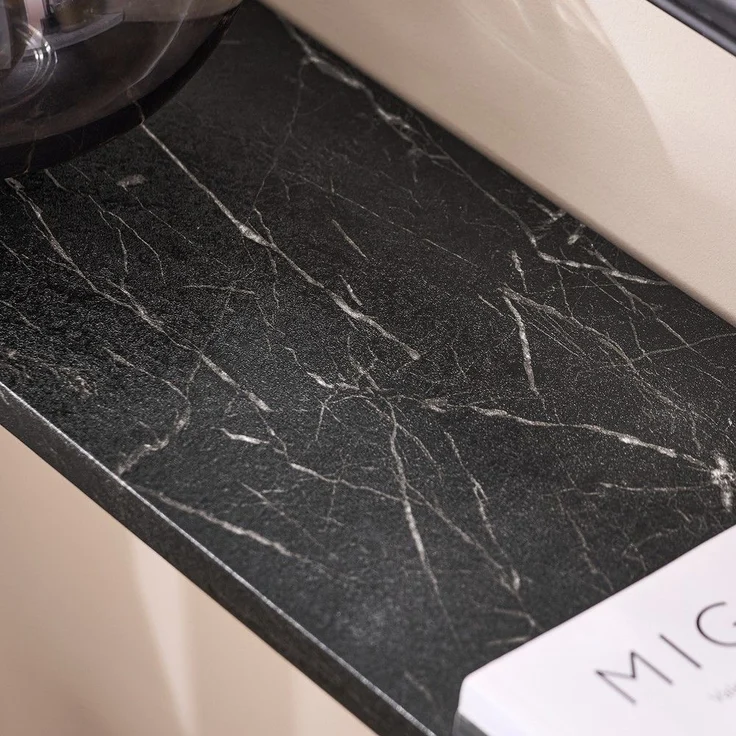 SoBuy FSB19-XL-SCH Konsolentisch Flur, Metall, PVC-Beschichtung, Schwarz, 120 x 80 x 20 cm – Bild 5