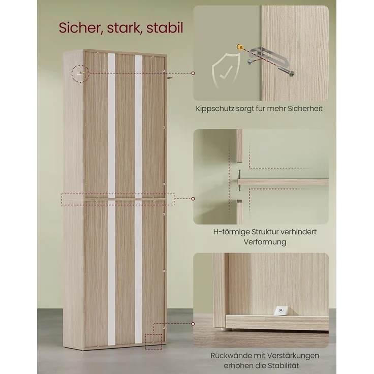 VASAGLE Bücherregal mit 6 Ebenen, für Wohnzimmer, Büro – Bild 6