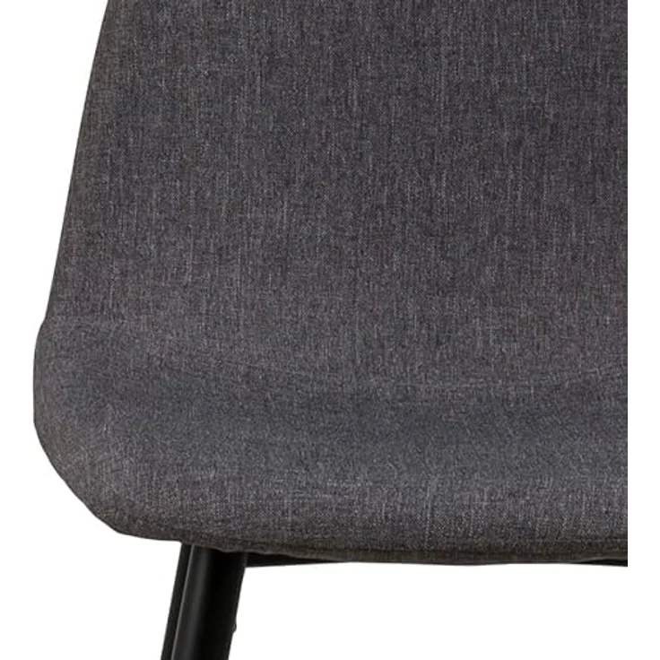 MID.YOU Barhocker, Grau und Schwarz, mit weichem Polurethanschaumkern, pulverbeschichtetes Metall, 46.6x101x51 cm – Bild 6