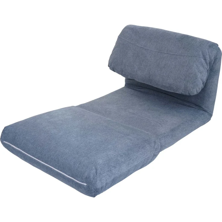 Schlafsessel HWC-E68, Schlafsofa Funktionssessel Klappsessel Relaxsessel, Stoff/Textil ~ hellblau – Bild 7
