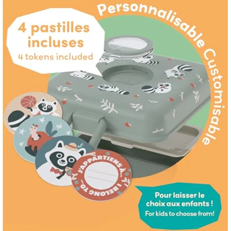 PEUGEOT Lunchbox RACCOON LBH 15x15x7 cm türkis – Bild 5