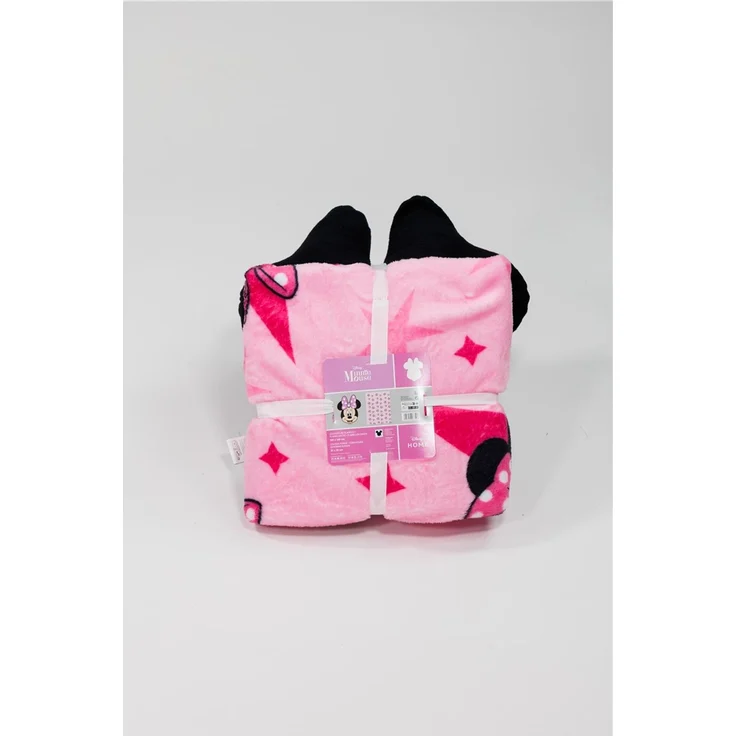 Disney Minnie Mouse Kinder Kuschelset mit Kissen und Decke 100 × 140 cm für Schlafzimmer und Sofa – Bild 4
