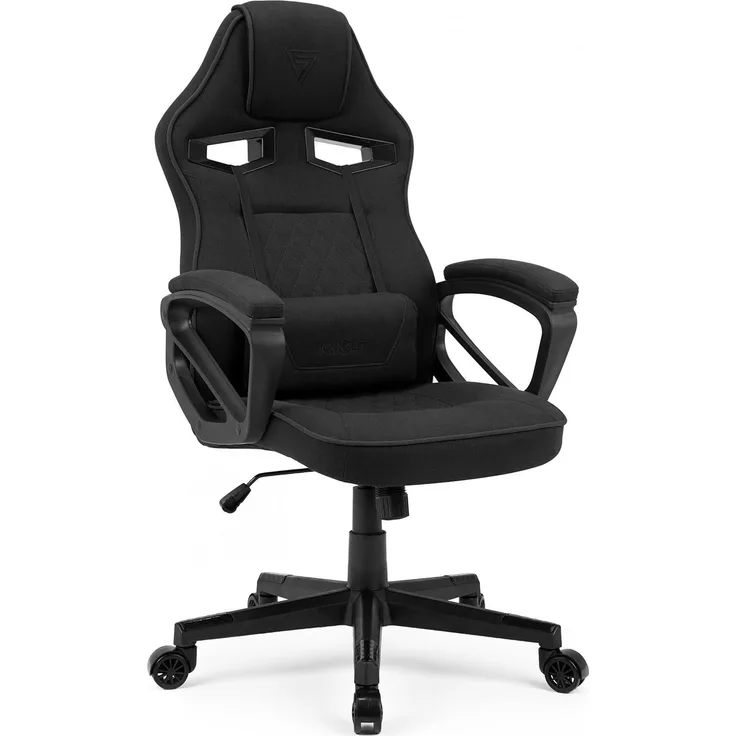 SENSE7 Knight Gaming Stuhl, HDF Platte, Black, Standard