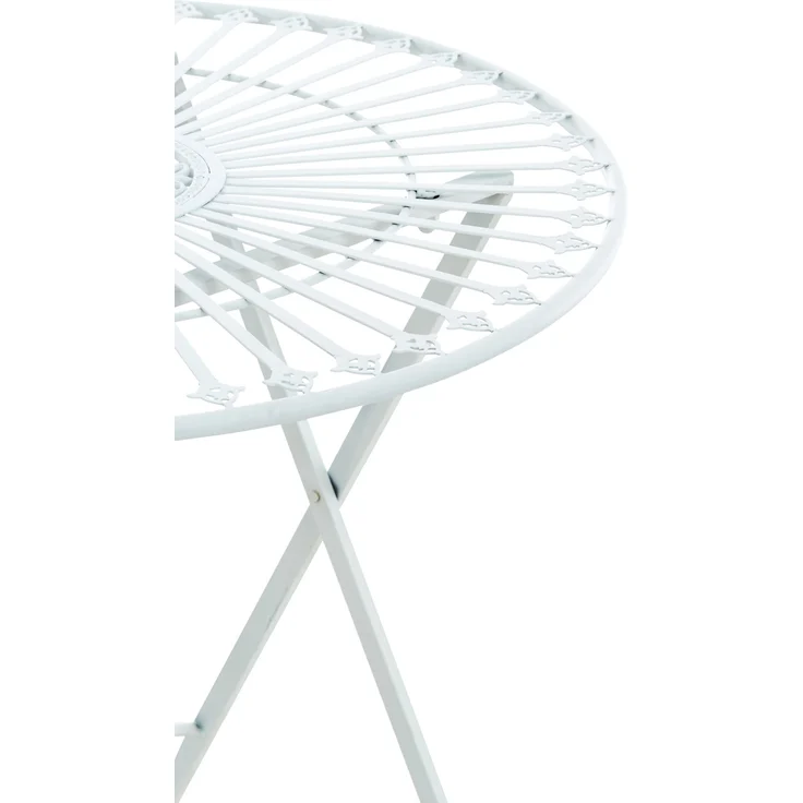 CLP Bistrotisch Tegal aus Eisen,weiß – Bild 6