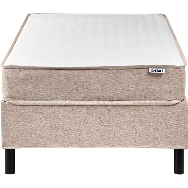 Bett ohne Kopfteil Stoff COUNTESS 90x200 cm Beige – Bild 4