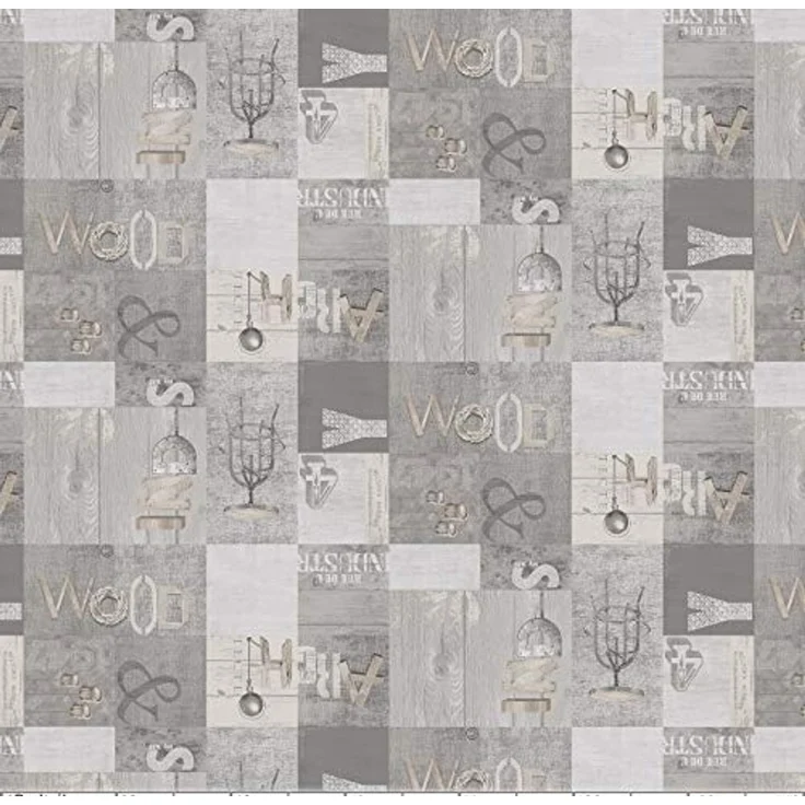 ANRO Tischdecke Wachstuchtischdecke abwaschbar auch für Garten (Einzelstück 1-tlg), Geprägt 140x100cm wasserabweisend mit Saum – Bild 2