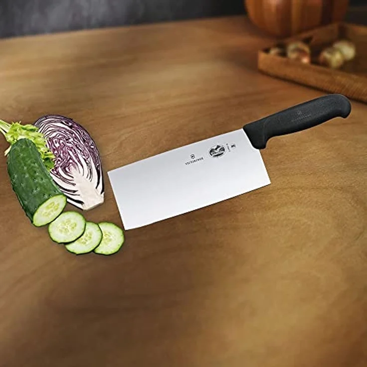 Victorinox Chinese Chefs Knife - Chinesisches Chefmesser Fibrox schwarz – Bild 6