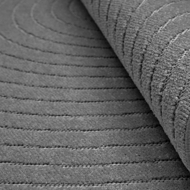 Carpetia Outdoorteppich Modernes Musterdesign, rund, Höhe: 5 mm, wetterfest, pflegeleicht, strapazierfähig – Bild 3