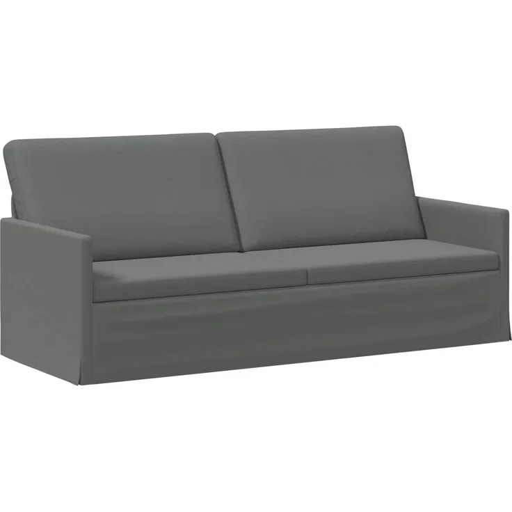 vidaXL 3-Sitzer Sofa Dunkelgrau 190 x 81 x 82 cm Stoff 42041107
