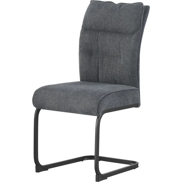 Schwinger-Stuhl 2er Set Rom Stühle in Anthrazit - gemütliches Design - B/H/T: 47x94x61 cm – Bild 4