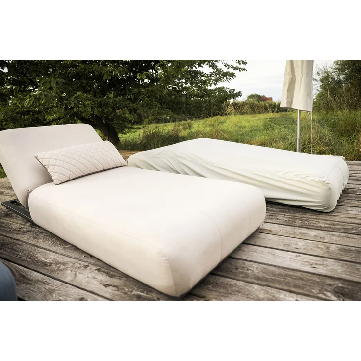 KETTLER KETTCARE Abdeckhaube für EGO Sonnenliege grau Polyester mit PU-Beschichtung 210 x 87 x 29 – Bild 6