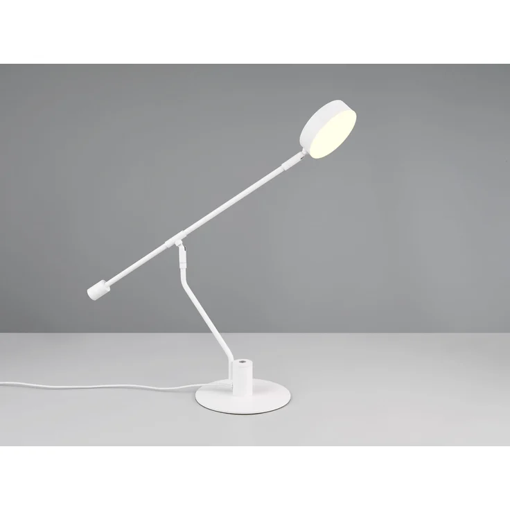 LED Schreibtischlampe MANDURO Weiß, dimmbar & Tageslicht, 64cm groß – Bild 7
