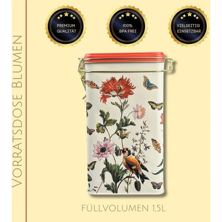 MediMuc Kaffeedose Kaffeedose Maria Sibylla Merian, Maria_Sibylla_Merian – Bild 2