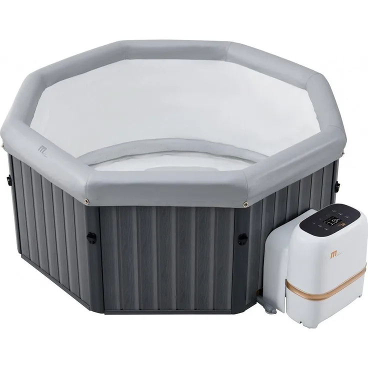 XXL Luxus-Whirlpool 'MSPA Tuscany 2024', 193 x 193 x 76 cm, für 6 Personen, Outdoor & Indoor Pool