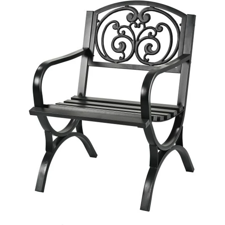 Antiker Gartenstuhl aus Metall 10051929_46 – Bild 1