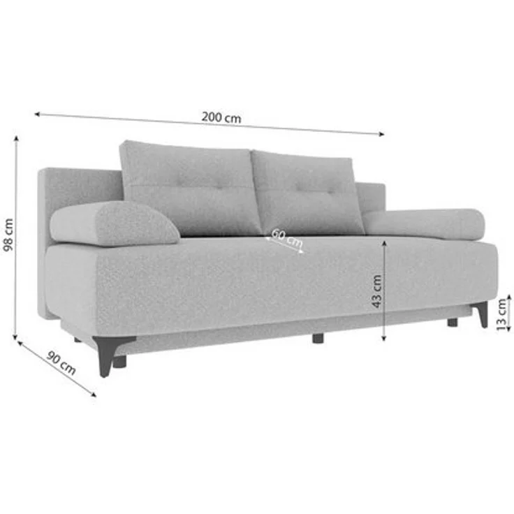 99rooms 3-Sitzer Fiora, Sofa, Inkl. 2 Rückenkissen, 2 Armteilkissen, mit Rundumbezug – Bild 4