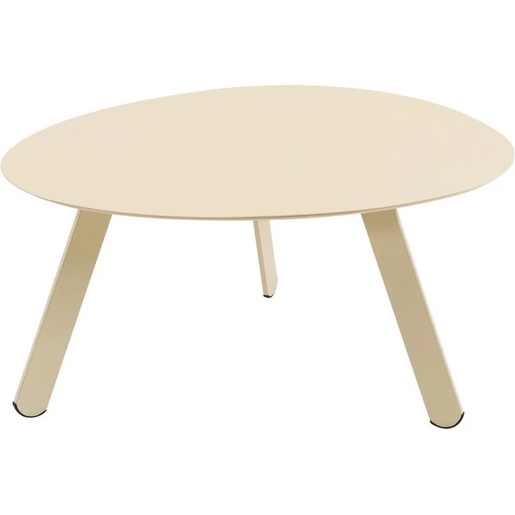 habeig Gartentisch Ovaler Beistelltisch aus Stahl, 74 x 60 x 36 cm, Belastbar bis 25kg, aus Metall – Bild 2