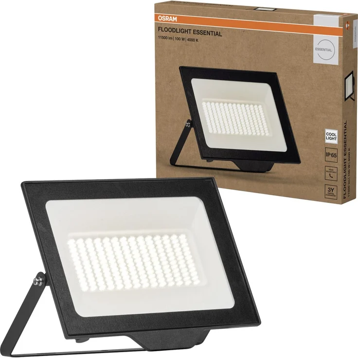 Osram Außenleuchte Floodlight Essential 100W 4000K schwarz – Bild 6