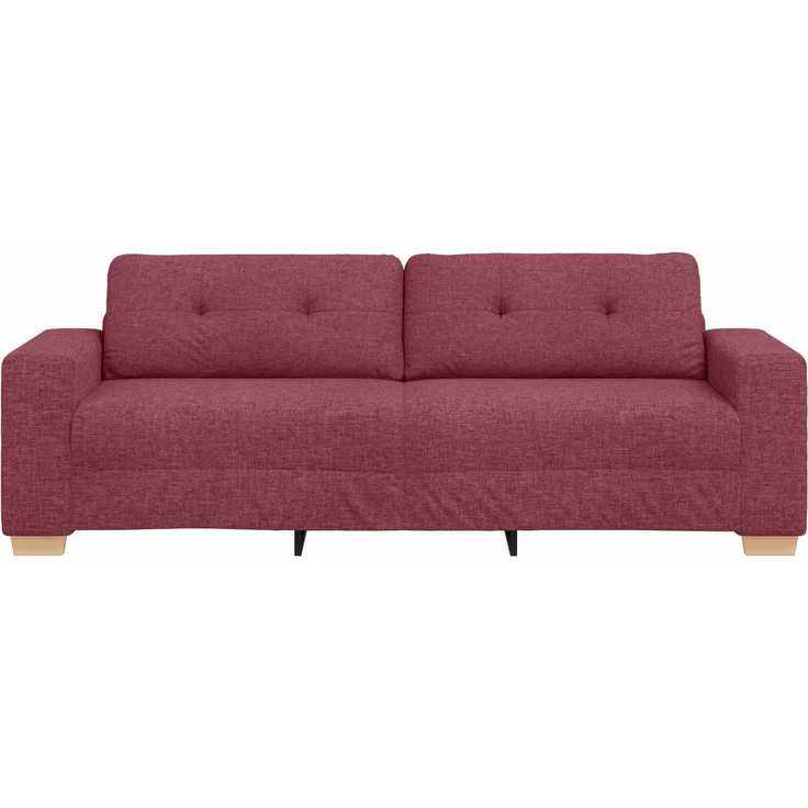 vidaXL 3-Sitzer-Sofa Weinrot 180 cm Stoff 4105091 – Bild 2