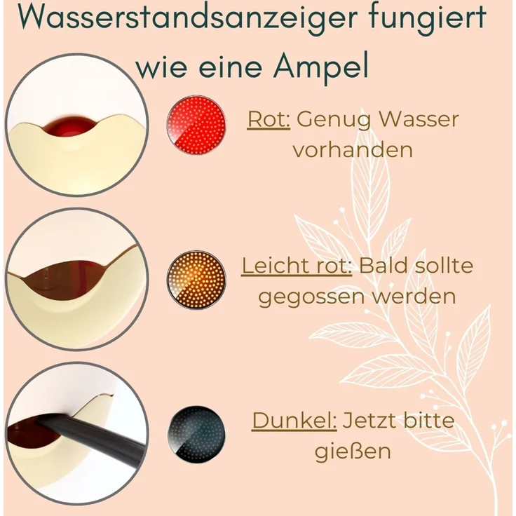 GarPet Blumentopf Blumentopf Hängeampel Blumenampel Kette 25 cm hell + dunkel anthrazit – Bild 6