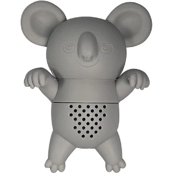 Winkee Teesieb Koala, Silikon, (Tee-Ei, 1-St, lebensmittelecht), ca. 5,5 x 5 x 8 cm – Bild 4