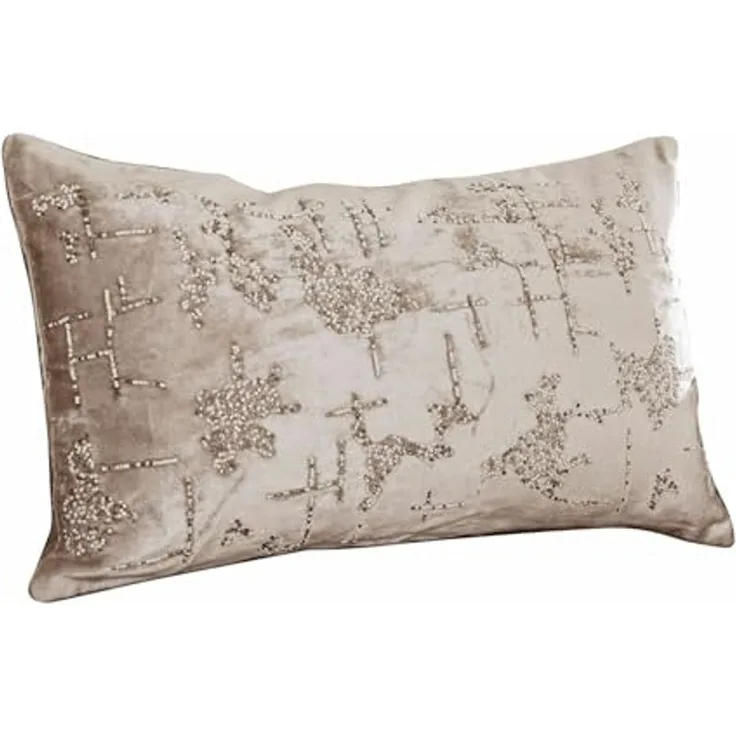 Mirabeau Kissenhülle Kissenhülle Malencio creme/silber