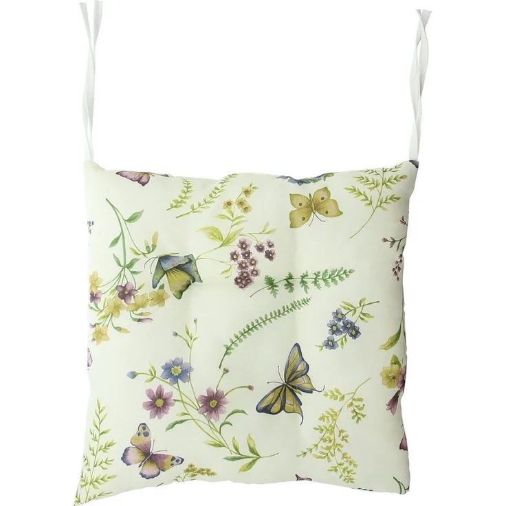 Stuhlkissen Sommerwiese Blumen Outdoor Stuhlauflagen Sitzpolster Sitzkissen – Bild 2