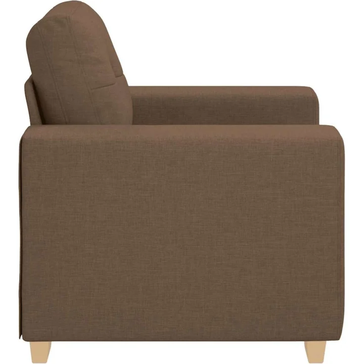 vidaXL Sofa-Sessel Braun 100x78x80 cm Stoff 4105062 – Bild 5