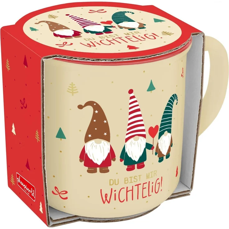 Tasse Becher 35cl Geschenk Weihnachten Adventszeit Sheepworld WICHTELIG 51214 – Bild 4