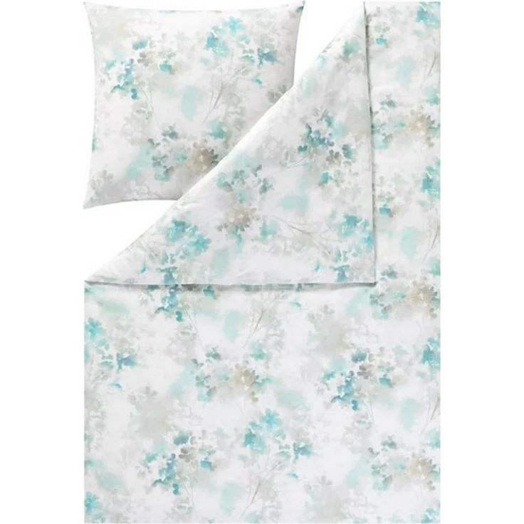 Estella Flanell Bettwäsche Frosted Flowers 4467-630 Blumen 135x200 – Bild 4