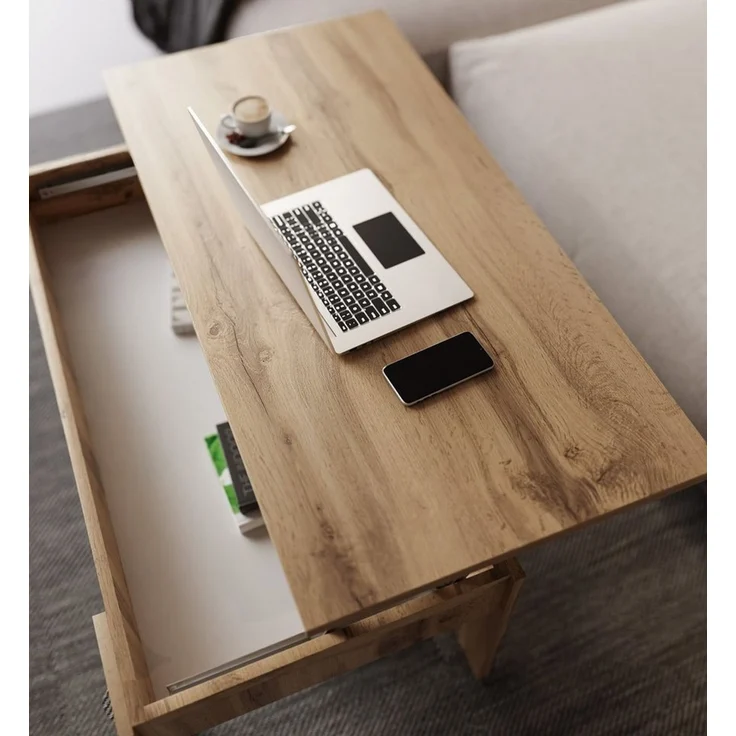 Lookway Couchtisch Ausziehbarer Couchtisch APERTO (1 Tisch) – Bild 3