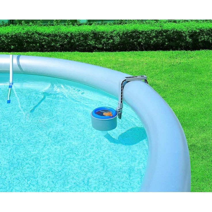 Bestway Poolpflege-Set | Einhängeskimmer für Filteranlagen ab 2.006 l/h & Dosierschwimmer Ø 16,5 cm | zur Oberflächenreinigung & Chemikaliendosierung | ideal für den Pool geeignet – Bild 2
