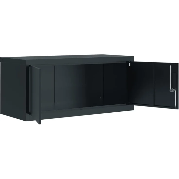 vidaXL Aktenschrank Anthrazit 90x40x180 cm Stahl 3188331 – Bild 4
