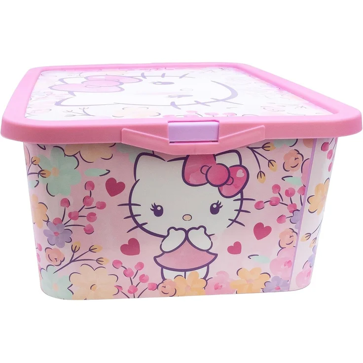 Hello Kitty Aufbewahrungsbox 13 l Kinderzimmer Box für Spielzeug – Bild 3
