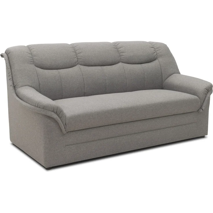 DOMO. collection Sofa Berlin FK, 3 Sitzer Couch mit Federkernpolsterung, 3er Polstermöbel 178 x 90 x 89 cm (BxTxH), hellgrau – Bild 2