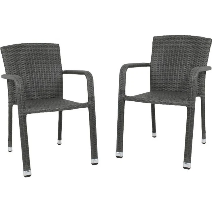 2er Set Armstuhl GETAFE stapelbar – Bild 2