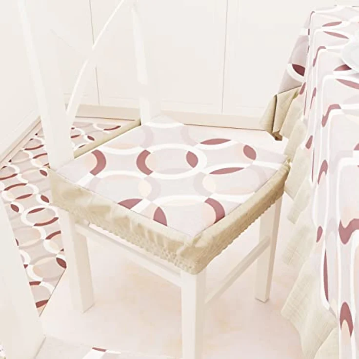 PETTI Artigiani Italiani - Tischdecke, Tischdecke, Tischdecke, Tischdecke, Kunststoff-Tischdecke mit Igel-Motiv, Beige, 6 Plätze (140 x 180 cm), 100% Made in Italy – Bild 5