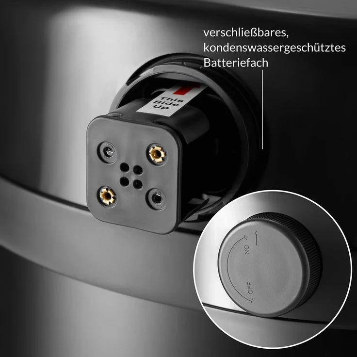 monzana Mülleimer, 30 L Automatik Sensor Mülleimer LED Display Müllbehälter berührungslos – Bild 3