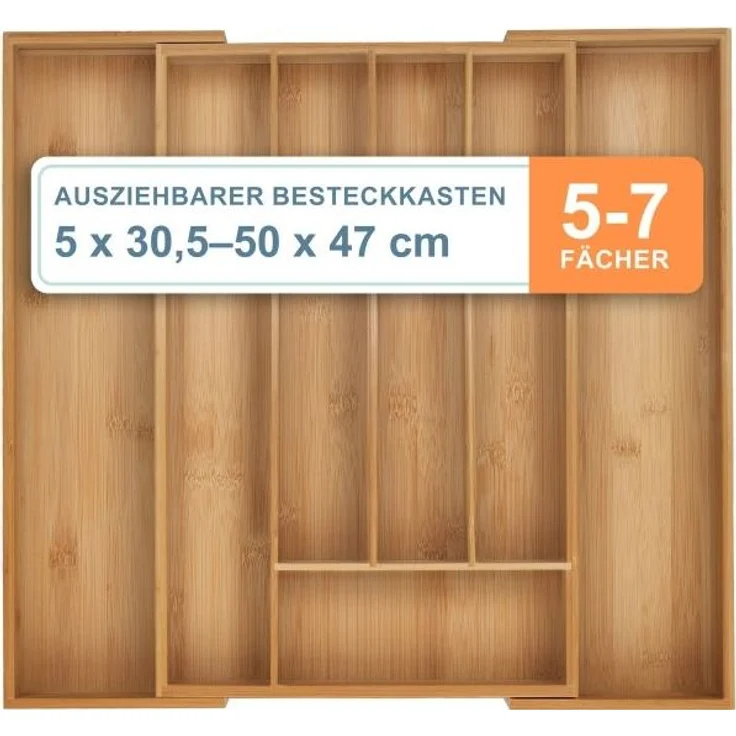 Ausziehbarer Besteckkasten aus Bambus 10050850_8039 – Bild 1